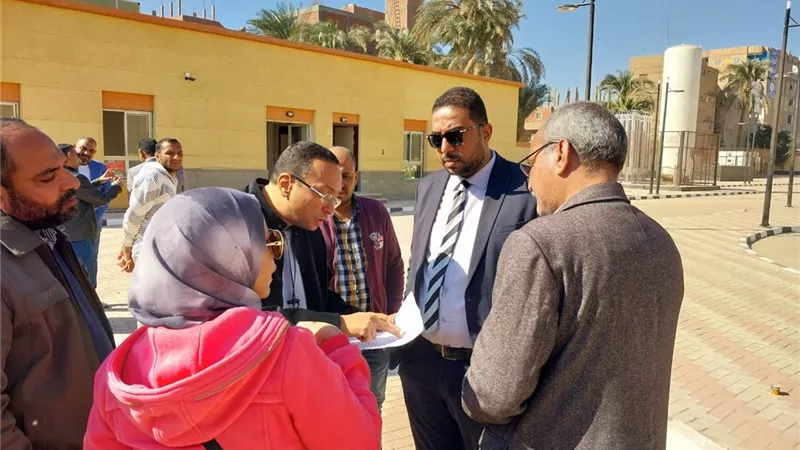 فريق العلاجي يتفقد مستشفي أبوتشت الجديدة قُبيل التشغيل المبدأي