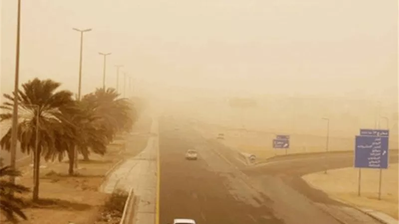 الأرصاد: نشاط للرياح المثيرة للرمال والأتربة على هذه المناطق غدا