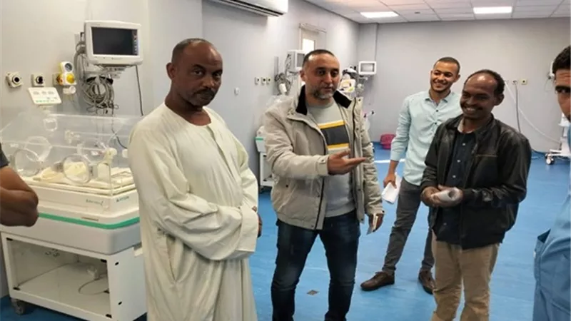 مديرادارة المستشفيات يتفقد مستشفى الشلاتين المركزى
