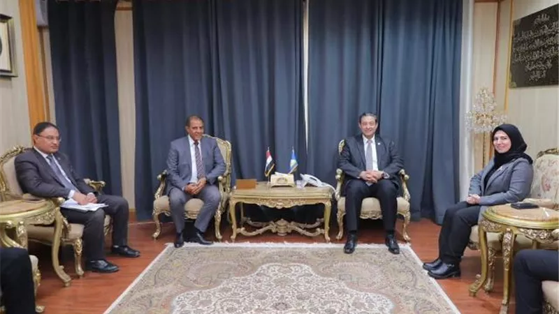 الشهابى يناقش مع قطاع الآثار مشروع ترميم