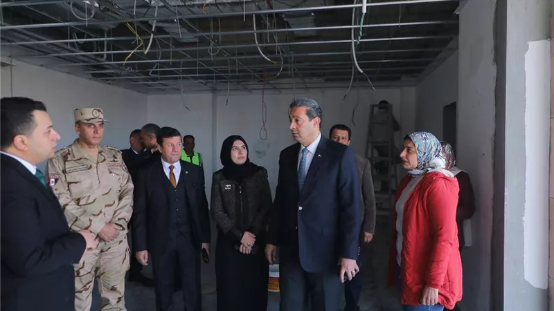 محافظ دمياط يتابع ميدانيا مشروع مبنى ديوان عام المحافظة الجديد
