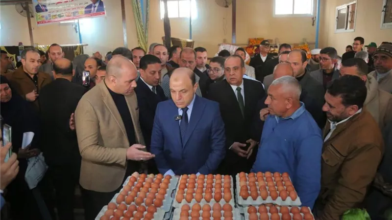 محافظ كفرالشيخ يتفقد سوق 