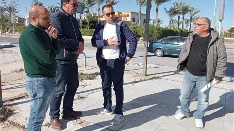 رئيس جهاز القرى السياحية يكشف عن أحدث الأعمال الخدمية فى مارينا.. صور