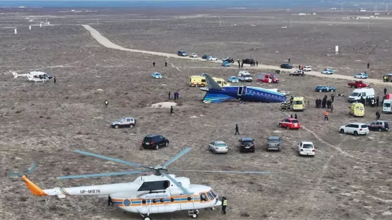 مقتل 38 شخصا في حادث تحطم طائرة الركاب الأذرية