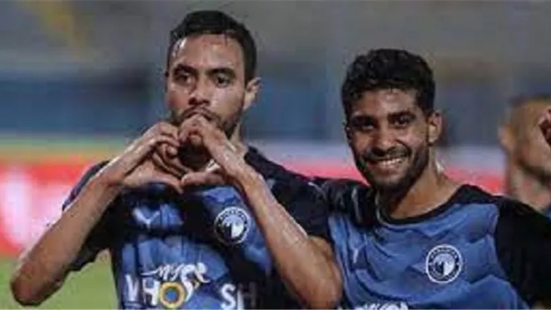 الشيبي يمنح بيراميدز هدف التقدم علي فاركو في الشوط الأول..فيديو