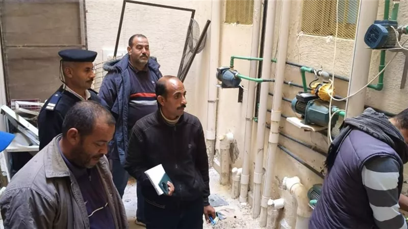جهاز مدينة دمياط الجديدة يشُن حملة مكبرة لإزالة وصلات مياه الخلسة