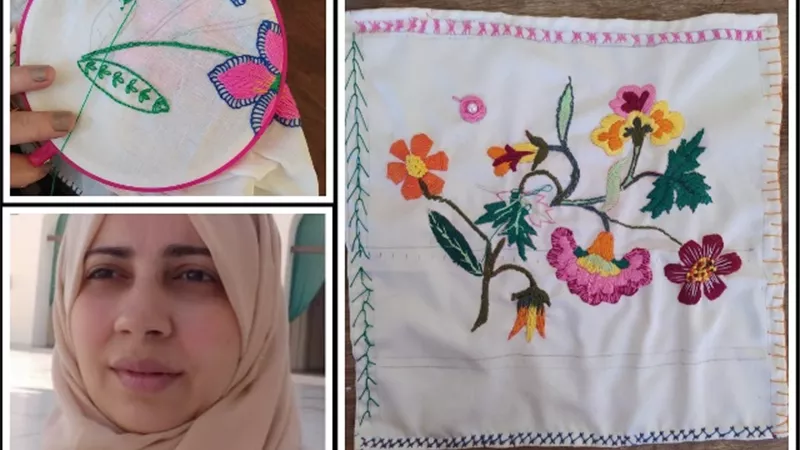 أياد يحبها الله تفتح باب الحجز التطريز اليدوي