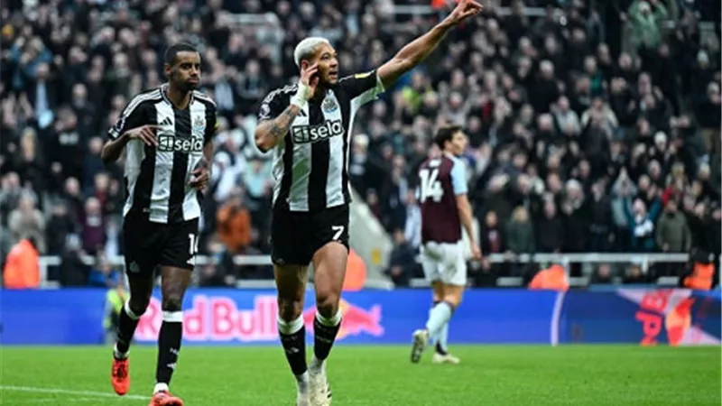 نيوكاسل يكتسح أستون فيلا بثلاثية فى الدورى الإنجليزى
