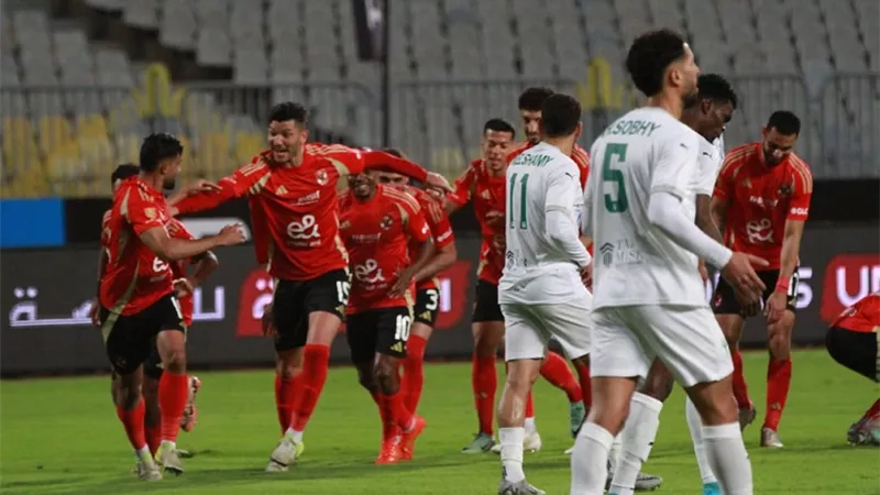 اهداف مباراة الأهلي والمصري البورسعيدي.. شاهد الملخص كاملاً
