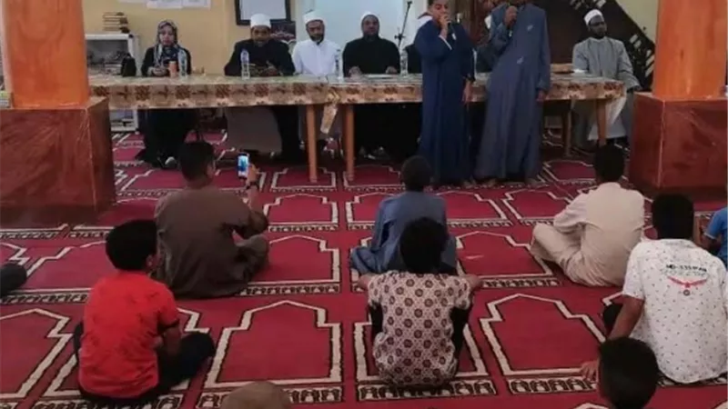 افتتاح ٧٩ وفرش مسجد وعقد 25004 جلسة بالبرنامج التثقيفى للطفل