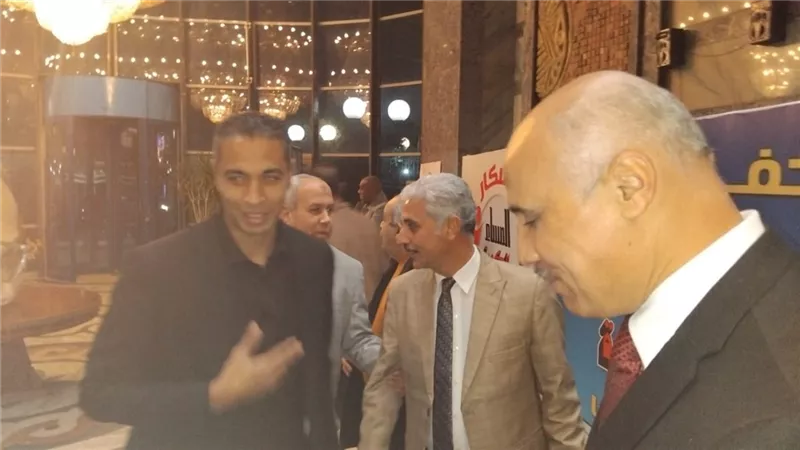 أمين عمر يصل حفل أوسكار المساء الرياضي