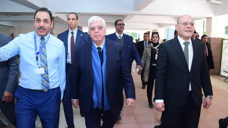 وزير التعليم العالي ورئيس جامعة سوهاج يتفقدان مركز خدمة ذوي الهمم