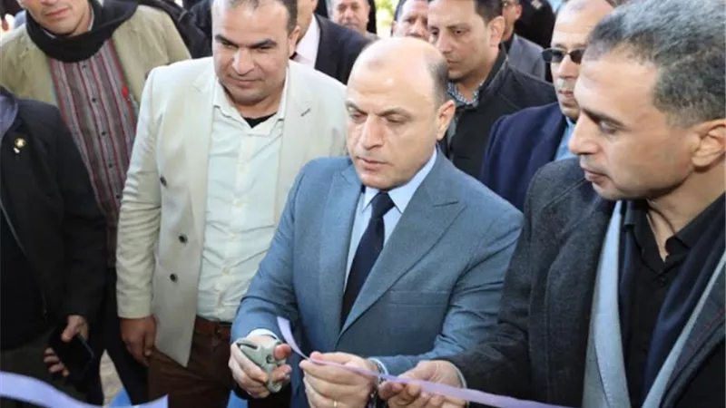 محافظ كفرالشيخ يفتتح مدرسة 62 الخاشعة الإبتدائية بالحامول