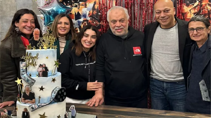 بحضور الاصدقاء.. روجينا تحتفل بعيد ميلاد أشرف زكي