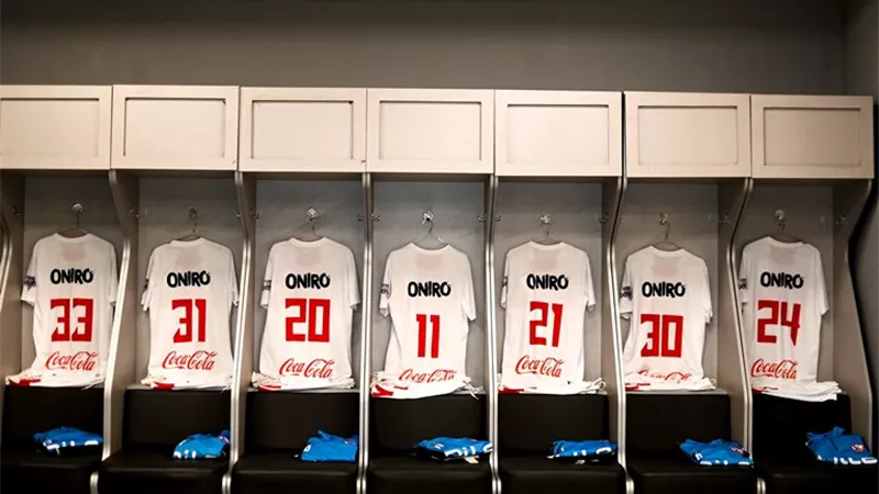 شاهد غرفة ملابس الزمالك قبل مواجهة الاتحاد السكندري