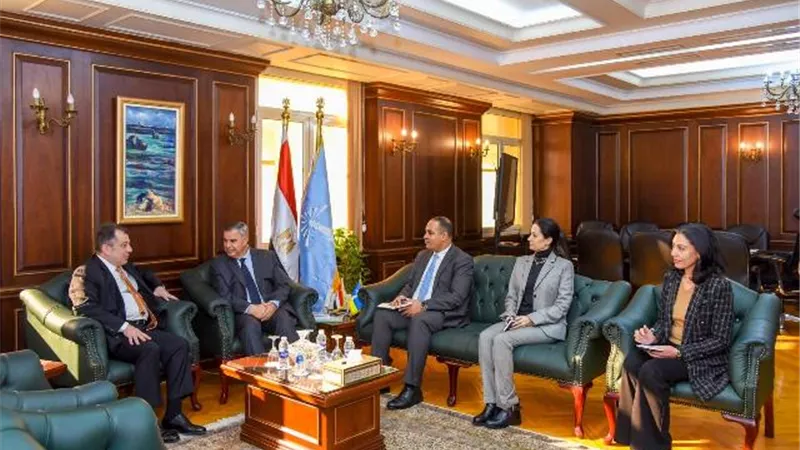 تفعيل مذكرة التأخى بين الاسكندرية ومدينة جوميرى الارمينية