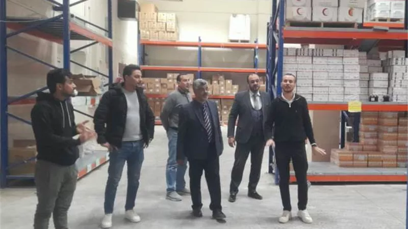 وكيل صحة سيناء في جولة تفقدية بالمخزن الإقليمي للأدوية بالعريش