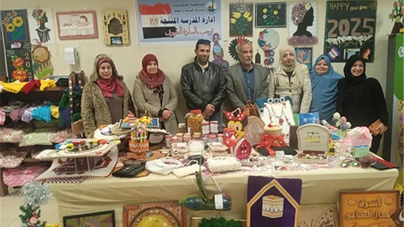 تعليم القليوبية تشارك فى معرض الوحدة المنتجة على مستوى 