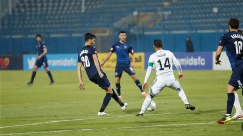 شوط اول سلبي بين بيراميدز و الجونة في الدوري