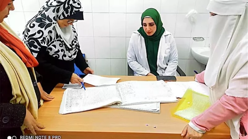 قافلة سكانية لاهالى النجارين بالدلنجات