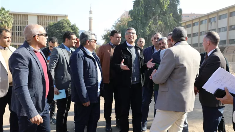 محافظ الجيزة يتفقد مواقع التحويلات المرورية بمحيط مترو نصر الدين