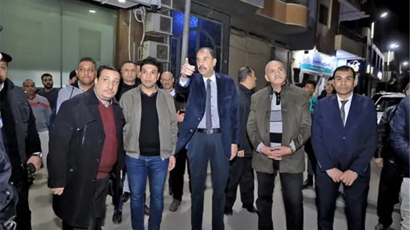 محافظ سوهاج يفتتح أعمال تطويرمنطقة العروبة ويتفقد عددا من الشوارع