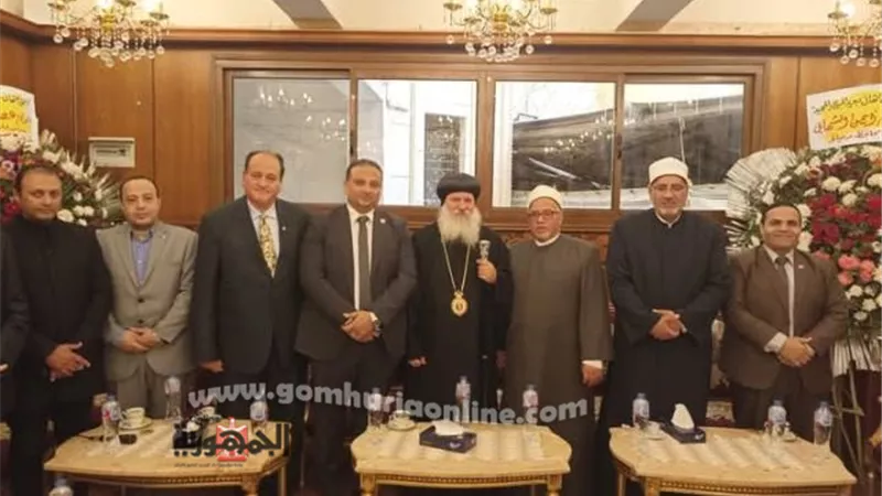 وكيل وزارة الأوقاف يزور كنيسة العذراء مريم بدمياط