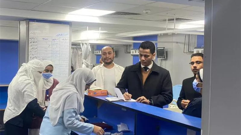 الصحة: فريق المراجعة الداخلية يتفقد مستشفى أطفيح المركزي
