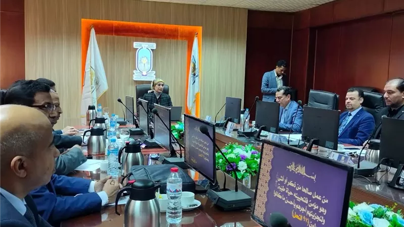 مجلس جامعة الأقصر يعقد اجتماعه الدورى رقم 71