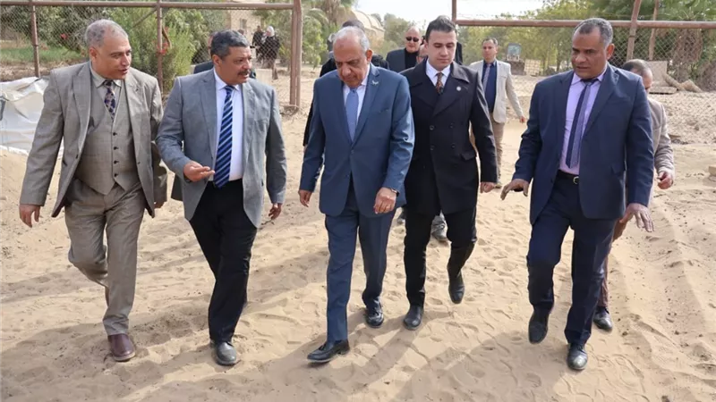 وزير الكهرباء يتفقد موقع هيئة الطاقة الذرية بمنطقة أنشاص بالشرقية