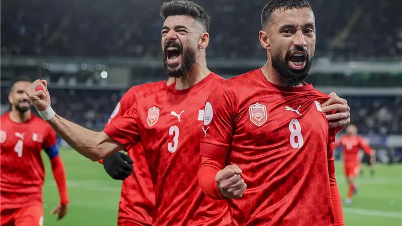 محمد مرهون يتقدم بالهدف الأول للبحرين أمام الكويت - شاهد