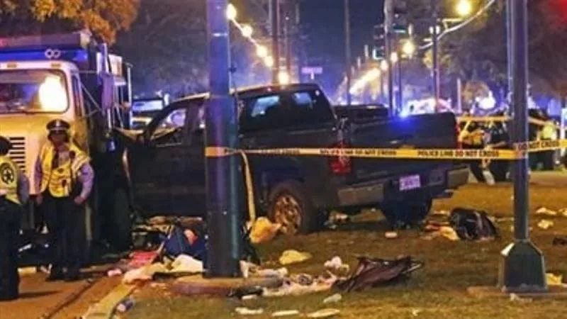 شرطة نيو أورليانز : لم يتم إلقاء القبض على المهاجم فى حادث الدهس