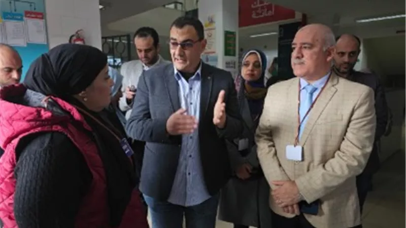 رئيس قطاع الرعاية الاساسية وتنمية الاسرة تتفقد مركز طبي كفر شكر