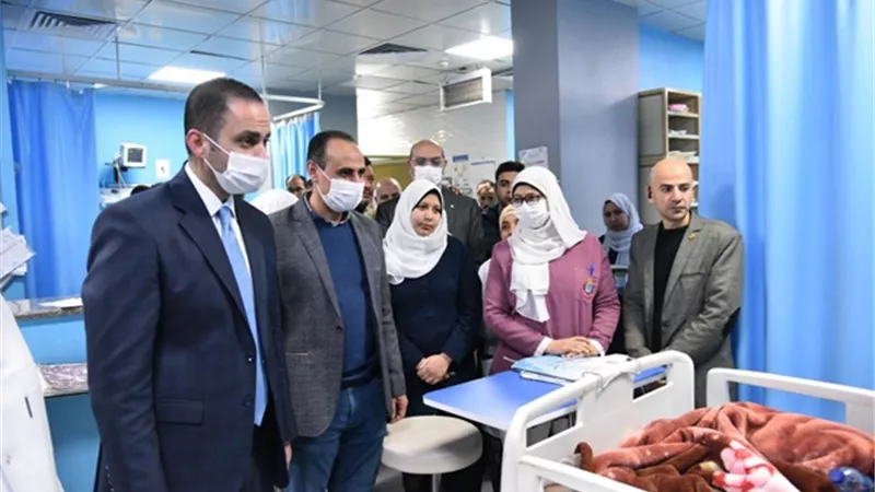 نائب وزيرالصحة وجميعه يتفقدان مستشفيات القنايات والزقازيق
