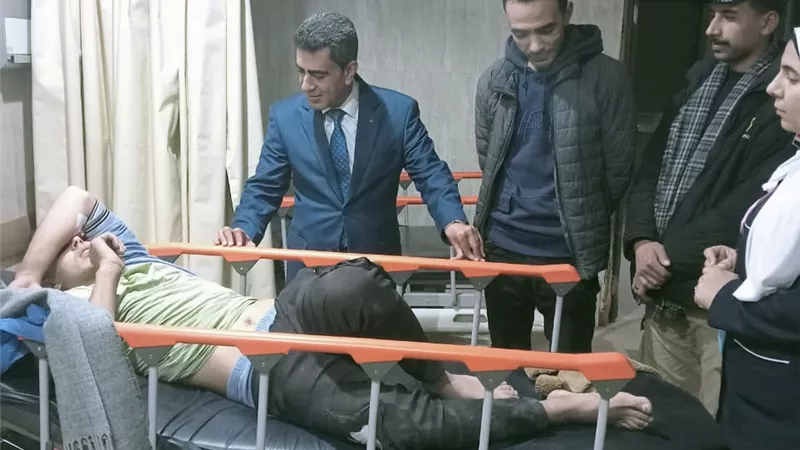 رئيس مركز ومدينة الحمام يتفقد مستشفي الحمام المركزي