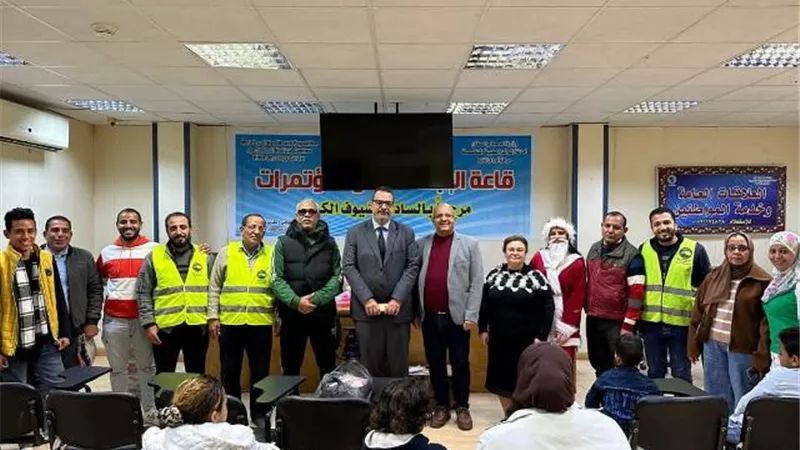 مستقبل وطن بندر المنيا يزور مرضى معهد الأورام