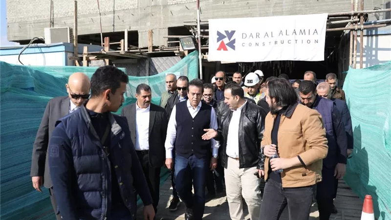وزير الصحةيتفقد مشروع إنشاء مركز اورام طنطا ويشيد بمعدلات الانجاز
