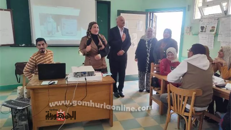 رباب زيدان تشهد فعاليات التأهيل التربوي للمعلمين الجدد بدمياط