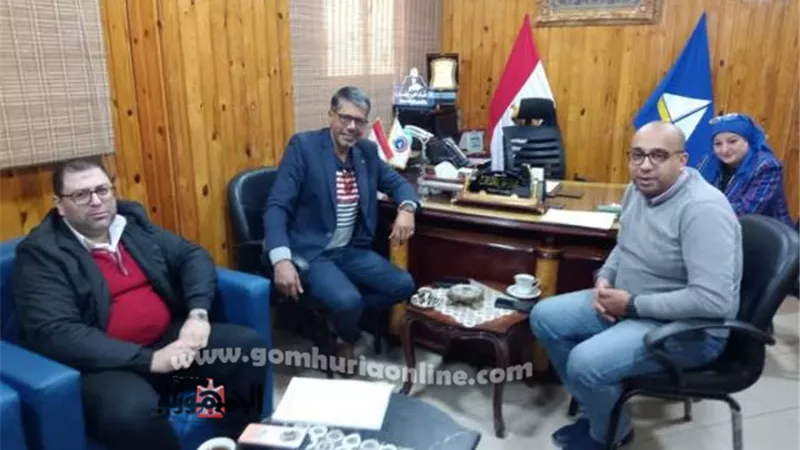وكيل الصحة بدمياط يستقبل مدير التأمين الصحي