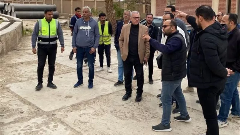 تفاصيل زيارة نائب مساعد رئيس الهيئة لمشروعات مدينة 15 مايو.. بالصور