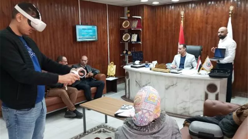 مدير صحة الشرقية يناقش إنشاء مركز تدريبى تخيلى باستخدام الـVR