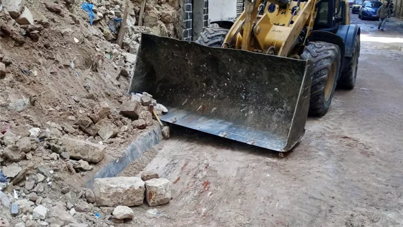رفع 35 طن انقاض ورديم بنطاق غرب الاسكندرية