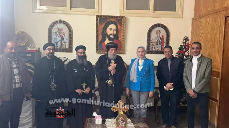 نورالهدى تزور مقركنائس غرب الاسكندرية