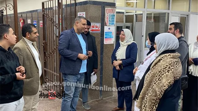 مديرإدارة العلاج الطبيعي يزور مجمع مستشفيات ميت خلف