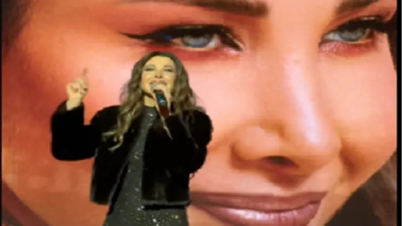 نانسي عجرم تخطف الأنظار فى حفلها بموسم الرياض