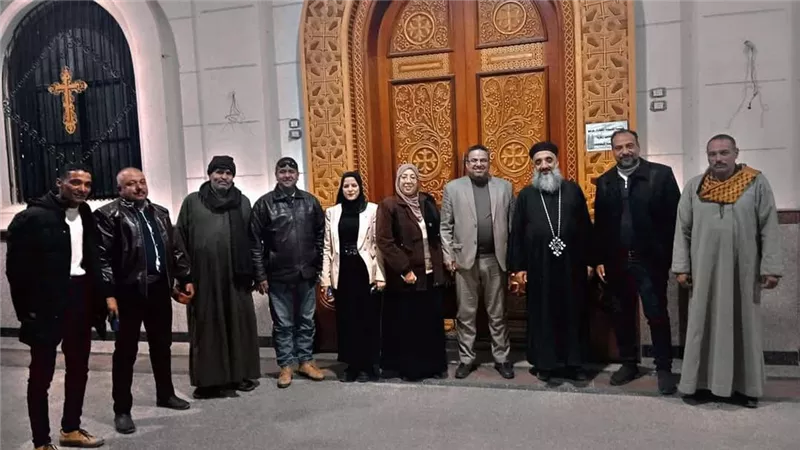 حماة وطن المنيا يقدم التهنئة للأقباط بمناسبة عيد الميلاد