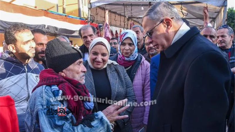 محافظ الاسكندرية يتفقد سوق اليوم الواحد بالورديان وسيدى جابر