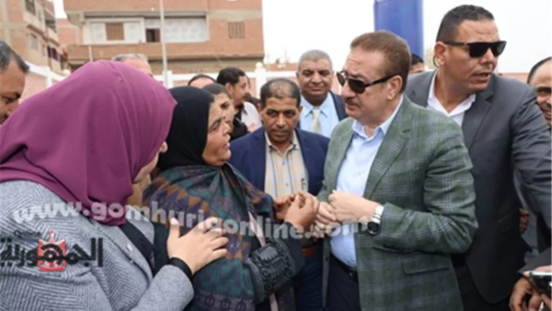 توجيهات محافظ المنوفية للتنفيذيين خلال جولته بمركز الباجور