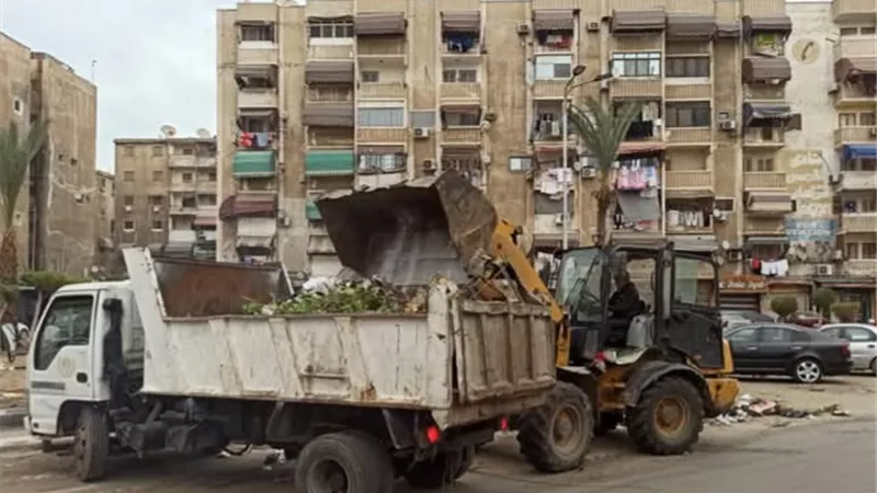 صحوة نظافة عامة بالشوارع والأحياء وبورفؤاد لبيئة أمنة نظيفة