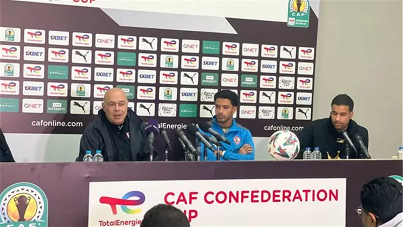 جروس: التعادل بين الزمالك والمصري نتيجة عادلة